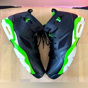 Jordan Men's Black and Neon Green Retro Basketball Shoes “ offers welcomed”